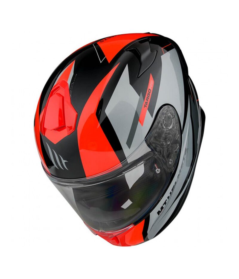 MT casco moto integral Targo Bee b5 rojo