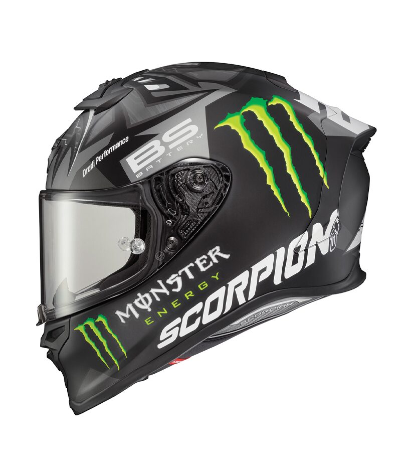Oculto pala costo casco scorpion Exo R1 Quartararo Monster Energy – Moto Lujos Mellos