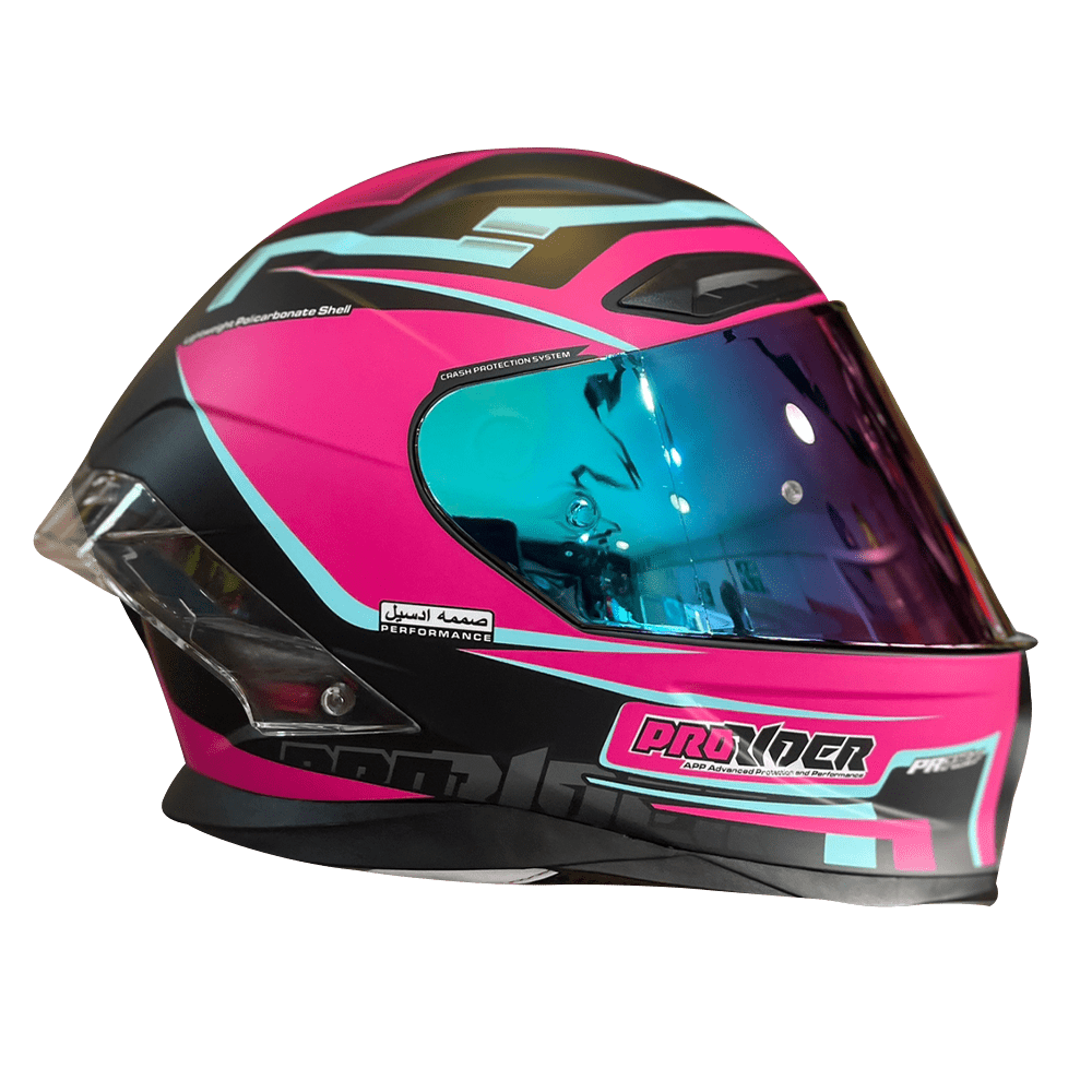 casco rider 716 sp negro/fucsia (visor iridium) – Moto Lujos Mellos