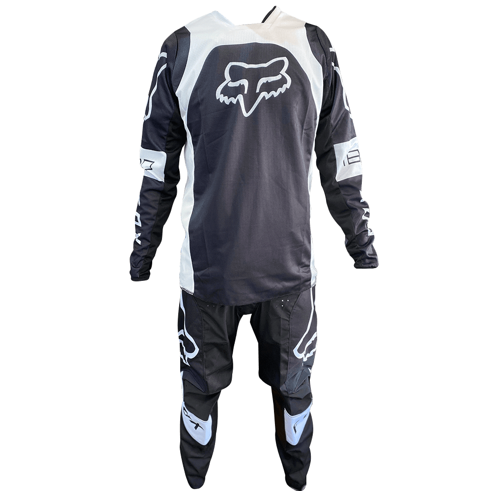 diamante Monarquía arco Traje de protección motocross Fox negro/blanco – Moto Lujos Mellos