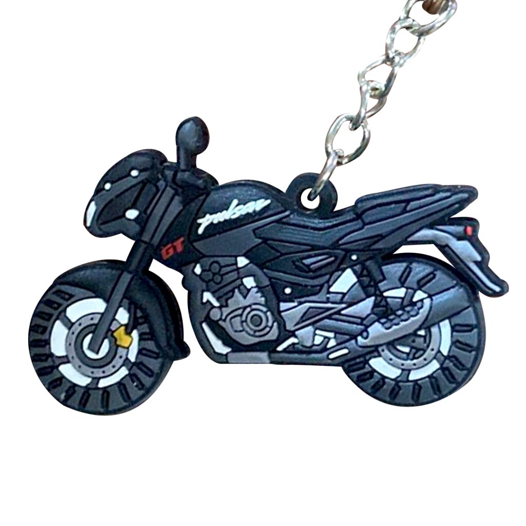 Llavero moto pulsar negra – Moto Lujos Mellos