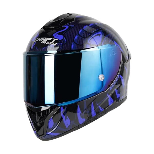 Casco Integral Carbon Biker visor negro – Moto Lujos Mellos