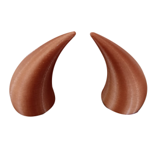 CACHOS DIABLO COLOR COBRE LISOS