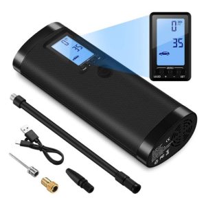 COMPRESOR DE AIRE PORTATIL PARA MOTOCICLETA