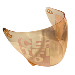 VISOR TECH T-10 TRANSPARENTE NARANJA