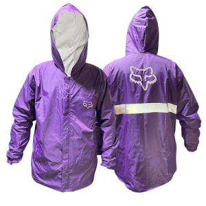 CHAQUETA FOX DOBLE FAZ MORADO CON REFLECTIVO L
