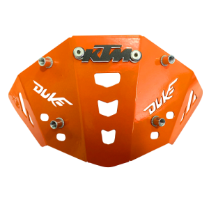 Cupula Ktm Duke 200Ag Naranja + 3D Negro Acero