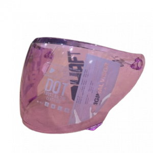 VISOR TECH T-10 TRANSPARENTE MORADO