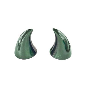 CACHOS PARA CASCO MINI VERDE BRILLANTE