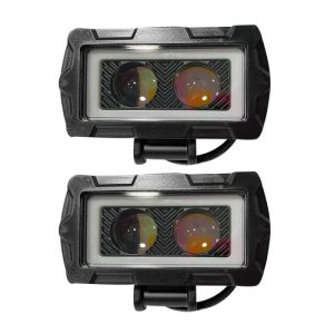 EXPLORADOAS LINEAL 2 LED LUPA DUAL RECTANGULAR