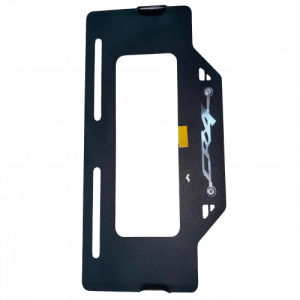 PORTA PLACA NEGRO CR4+3D CROMO