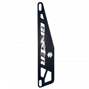 PLATINA LATERAL GUARDABARRO NEGRA GIXXER 150