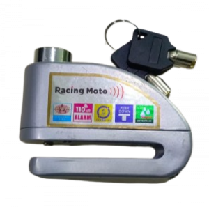 CANDADO DE ALARMA PLATEADO