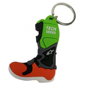 LLAVERO COLECCION BOTA VERDE NARANJA GRIS TECH SERIES