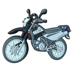 Llavero De Moto En Goma Xtz Negra