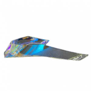 ALERON SPOILER AGV PISTA AZUL TRASLUCIDO