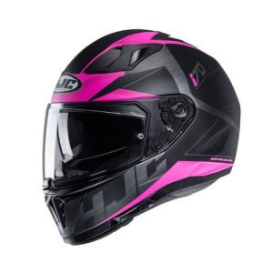 CASCO INTEGRAL HJC I70 ELUMA MC8SF NEGRO-MATE/FUCSIA M