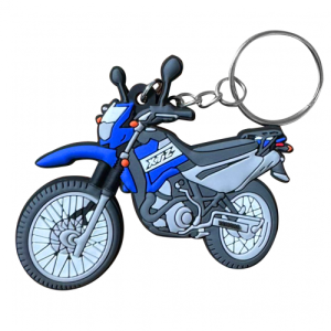 LLAVERO DE MOTO EN GOMA XTZ AZUL