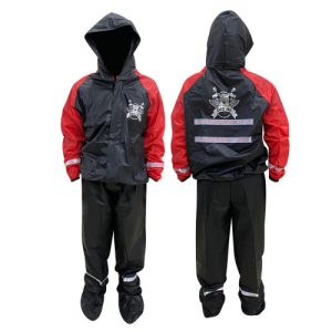 IMPERMEABLE SILICONADO BLESS JOR BRAZO ROJO TALLA S