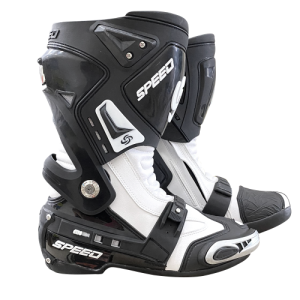 BOTAS MOTO VELOCIDAD BLANCA 41