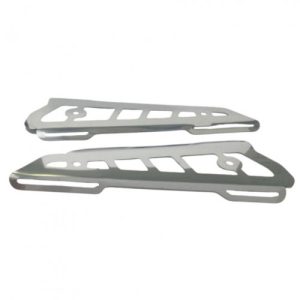 JUEGO ALETAS CUPULA GRANDE CROMO + ACCESORIOS