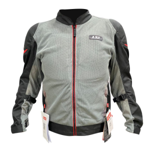 Chaqueta De Proteccion Ls2 Hombre Airy Evo Man Jacket Gris Rojo S