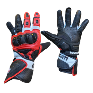 GUANTES DUCATI ROJO/NEGRO/BLANCO L