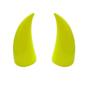 CACHOS PARA CASCO GRANDE VERDE NEON