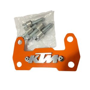 Protector Acutrax Naranja KTM Buje y Tornillo Logo 3D Cromo Acero