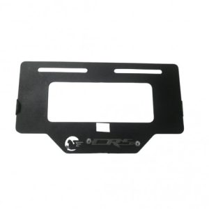 PORTA PLACA NEGRO CR5 180-200 (CON RELIEVE) ACERO