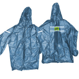 CHAQUETA IMPERMEABLE ECONOMICA CALIBRE 2.5 AZUL L