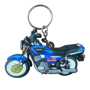 LLAVERO DE MOTO EN GOMA RX115 AZUL
