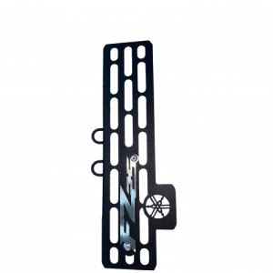 PROTECTOR RADIADOR NEGRO FZ 25 +3D CROMO