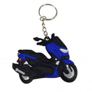 LLAVERO DE MOTO EN GOMA N-MAX AZUL