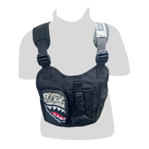 PECHERA SPRAYGROUND (BILLETE) NEGRA