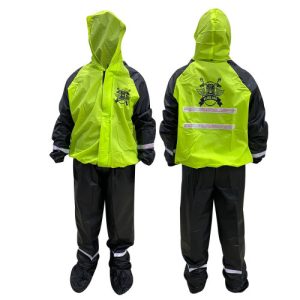 IMPERMEABLE SILICONADO BLESS JOR PECHO VERDE TALLA S