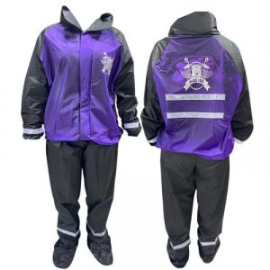 IMPERMEABLE SILICONADO BLESS JOR PECHO MORADO TALLA S