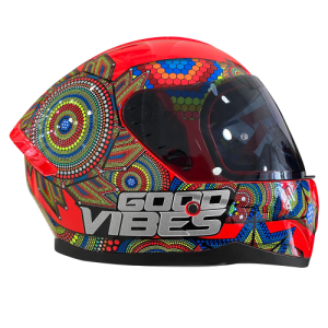 Casco Edge  Integral Zoom Pro Xamma Rojo Brillante Xl