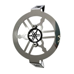 LUJO SALIDA EXOSTO FZ YAMAHA 3D NEGRO CROMO ACERO - FZS2.0 / FZ2.5