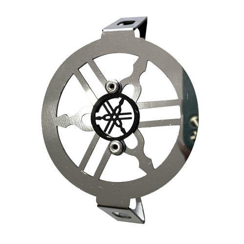 LUJO SALIDA EXOSTO FZ YAMAHA 3D NEGRO CROMO ACERO - FZS2.0 / FZ2.5