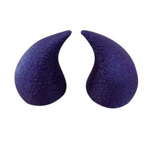 Cachos Diablo Mediano Morado Rugoso