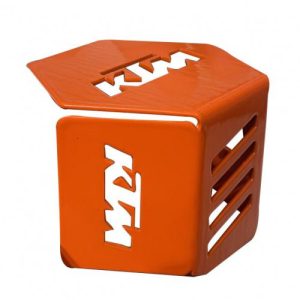 PROTECTOR TAPA BOMBA TRASERA KTM DUKE ACERO ? DUKE 200 NG ? 250 NG ? 390 NG