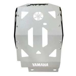 Pechera Gris XTZ 125 + 3D Negro Laterales Negros Acero