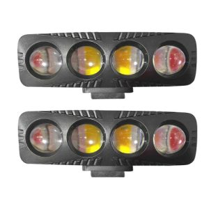 EXPLORADORAS 4 LED LINEAL DUAL RED DEVIL
