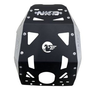 PECHERA NEGRA NKD + 3D CROMO LATERALES GRISES