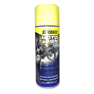 Lubricante Cadenas Urbanas Spray Simoniz Moto Bien 400ml