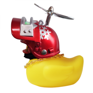 Acompañante Viajero Pato Amarillo (Casco Abatible Navidad)