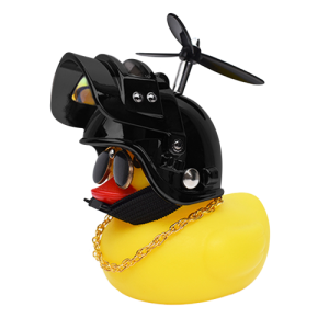 ACOMPAÑANTE VIAJERO PATO AMARILLO (CASCO ABATIBLE NEGRO)