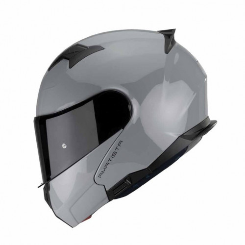 CASCO HAX ABATIBLE AMATISTA SOLID GRIS CONCRETO MATE S