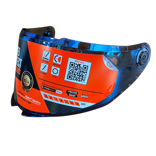 VISOR MT THUNDER 4 IRIDIUM AZUL